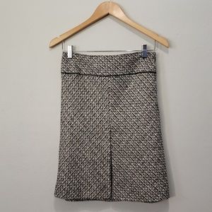 LOFT Black & White Skirt